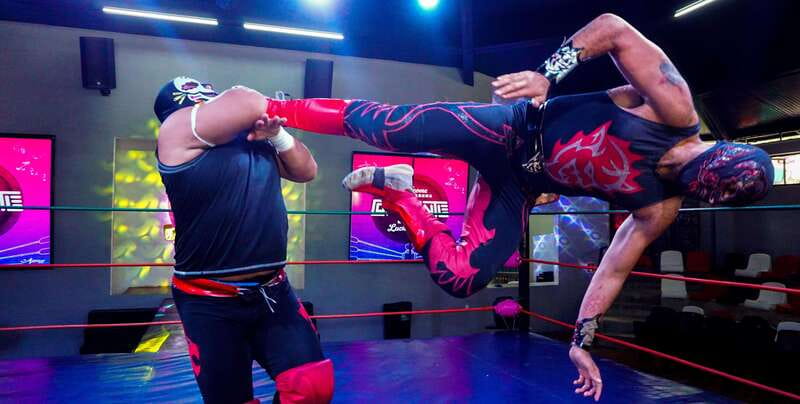 Cozumel: Mexican Lucha Libre Experience! Classic Package - Inside the arena, the audience becomes part of the action