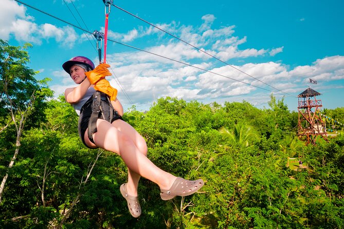 Cozumel zipline thrill adventures - The Jungle Setting and Platform Views