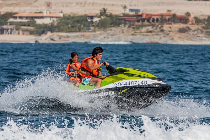 Double Jet Ski and Boat Ride in The Sea of Cortez Guided Tour - Getting comfortable on a double jet ski