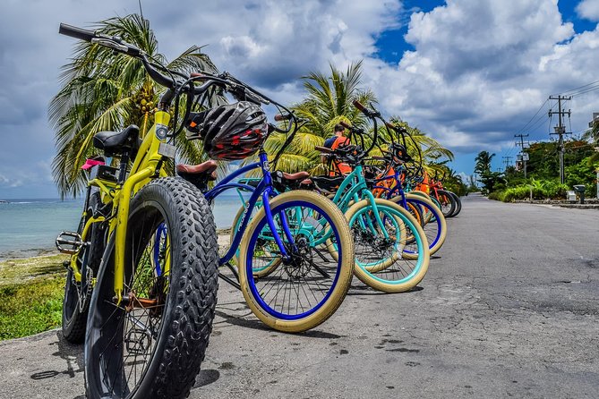 E-Bike Adventure in Cozumel - West Side Ride N' Snorkel - Getting comfortable on the Pedego e-bikes