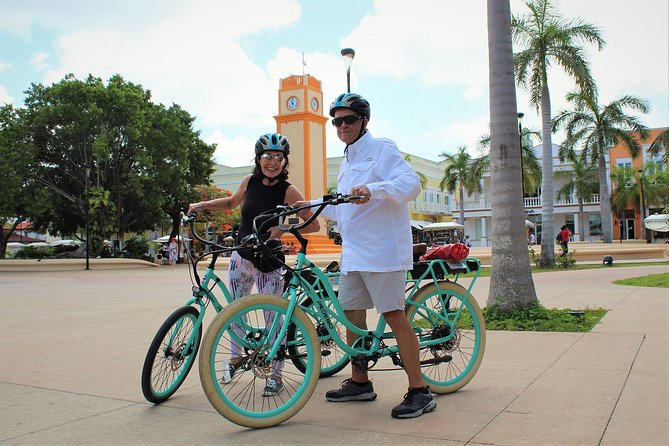 E-Bike City Tour though Cozumel & Taco Tasting Tour - The SEDENA stop, monuments, and local craft
