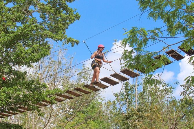 Family ATV Cenote Five Zip Lines Photos Taco Lunch Tequila Taste - Getting there with a guide who sets the tone