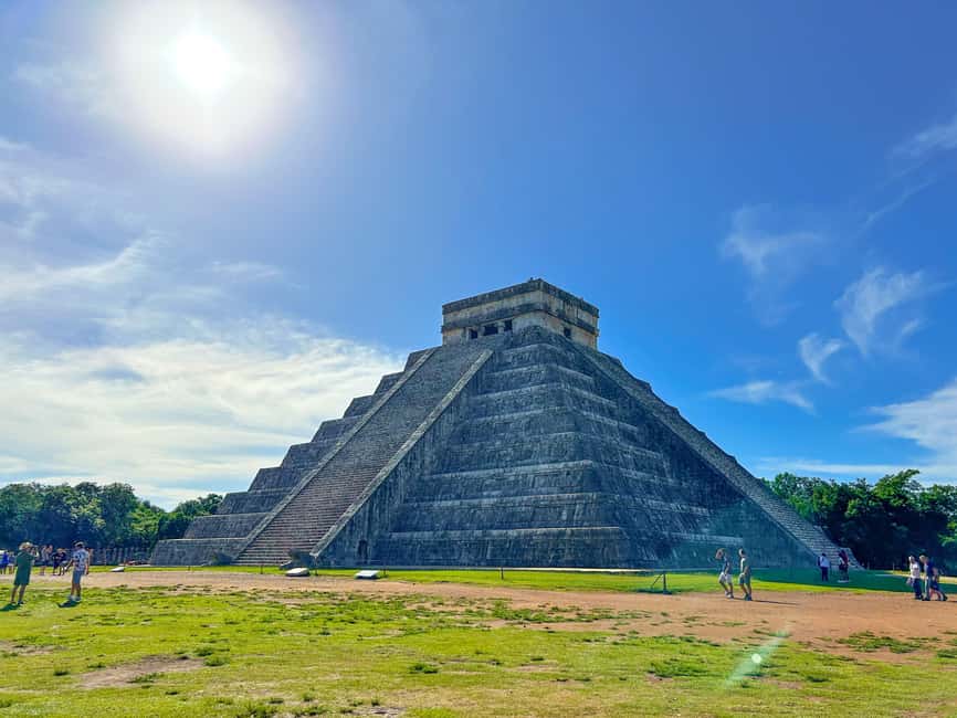 From Cancun: Chichen Itza, Cenote & Valladolid Day Trip - Cenote Chichikan: a swim with practical catches