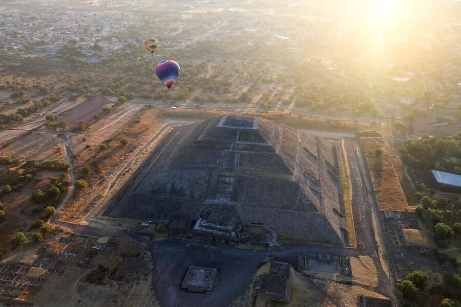 From CDMX: Teotihuacan Hot Air Balloon Ride & Optional Tours - The Basilica of Our Lady of Guadalupe