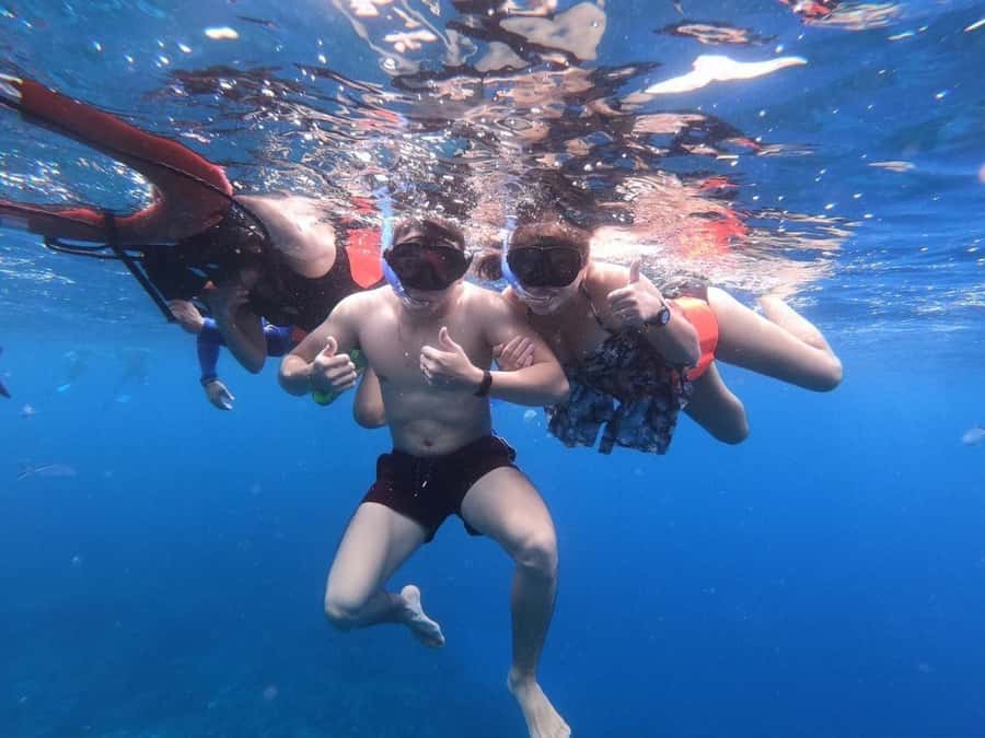 From Cozumel: Starfish, Stingrays and the Turtle Sanctuary - El Cielo and its pale sandy bottom