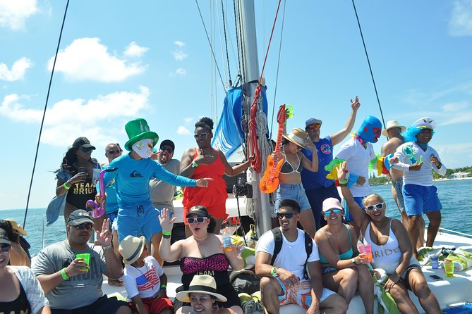 Full-Day Luxurious Catamaran Adventure - Cancún to Isla Mujeres - The optional spinnaker ride above the water