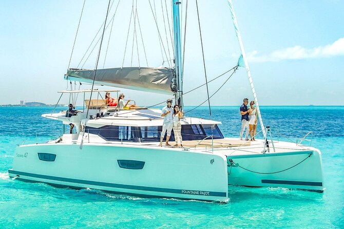 Full Experience Isla Mujeres: Food aboard + Premium drinks + Snorkel + Free time - Snorkeling Near El Meco and the Underwater Sculpture