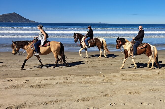 Horseback Riding on the Beach from Ensenada - What the beach ride feels like