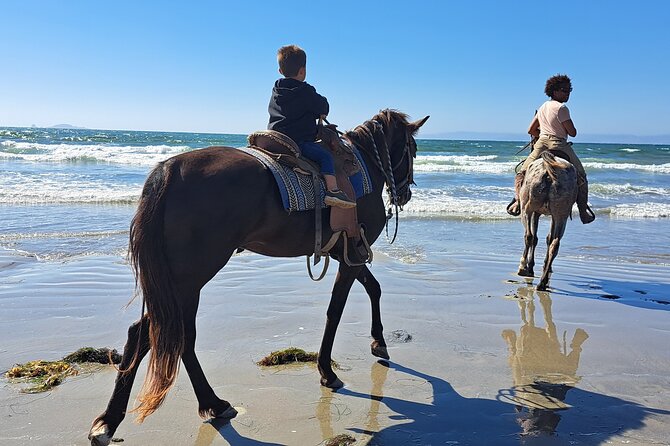 Horseback Riding on the Beach from Ensenada - A short ranch stop before the horses