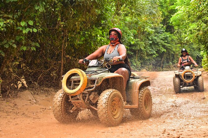 Horseback Riding plus ATV, Cenote, Ziplines, and Lunch - Four ziplines above the tropical forest