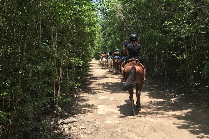 Horseback Riding plus ATV, Cenote, Ziplines, and Lunch - The Mayan cenote stop