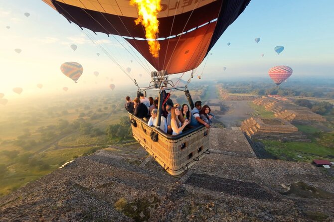 Hot Air Balloon Flight Teotihuacan With Pickup and Breakfast - Walking through the Teotihuacan archaeological zone