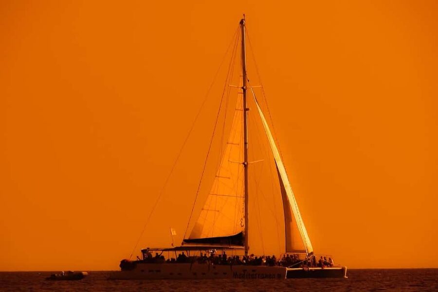Isla Mujeres: Catamaran Ride with Open Bar, Snorkeling, and Lunch - A short reef snorkel in the Caribbean Sea