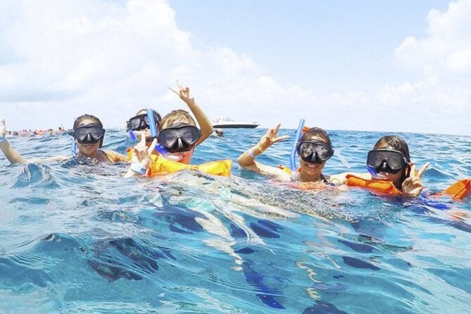 Isla Mujeres Catamaran Tour with Snorkel, Open bar and Transport - A lively catamaran day from Cancun
