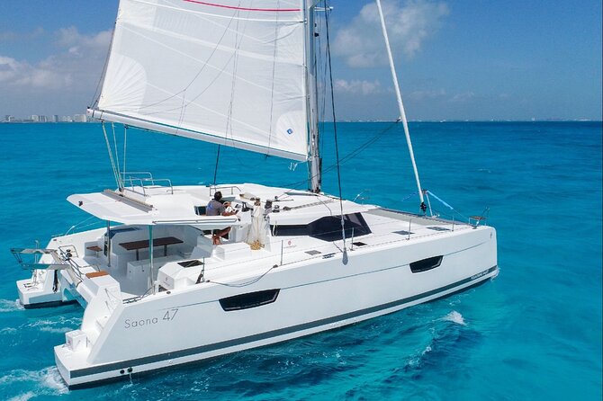 Isla Mujeres Cruise with Beach Club, Snorkel, Lunch and Open Bar - Playa Norte and the best water of the day