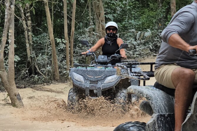 Jade Caverns and Mayan Village Cozumel ATV TOUR - Jade Cenote and the 20-foot jump
