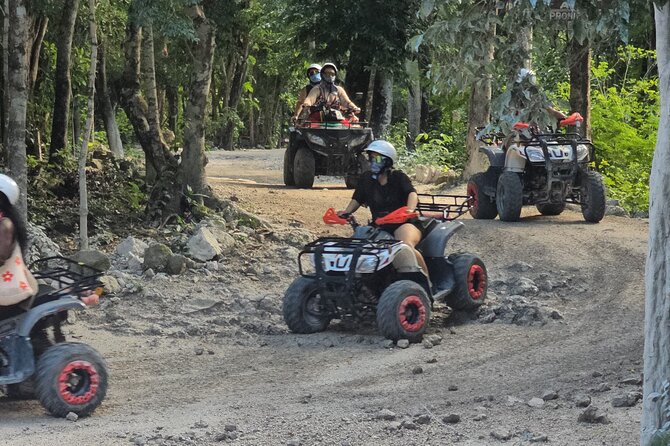 Jade Caverns and Mayan Village Cozumel ATV TOUR - Food, drinks, and practical comfort