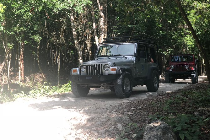 Jungle Jeep Adventure to Mayan Caves, Cenote and Snorkel - Jade Cenote: beautiful, brief, and unpredictable
