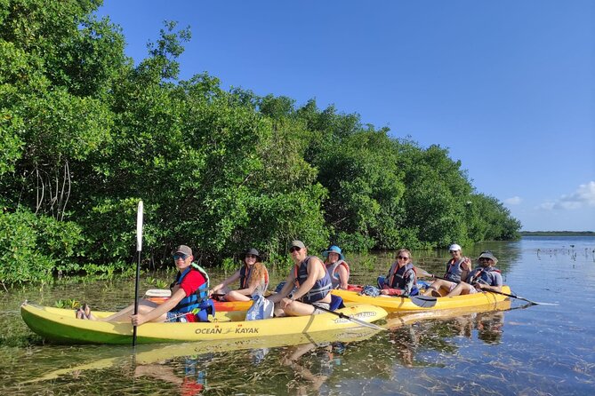Kayak TOUR POR Laguna Nichupte Cancun - Starting at the dock and getting oriented