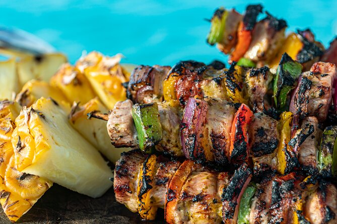 Laguna Grill - Private Boat with on-board BBQ and Drinks Included - Eating lunch on a pontoon boat