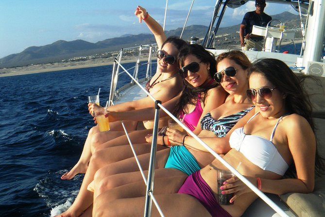 Lands End Luxury Sail and Snorkel Cruise in Cabo San Lucas - Lunch, snacks, and an open bar at sea