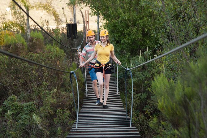 Las Cañadas Zipline Tour (with Luxury Roundtrip Transportation) - The halfway terrace and the one-hour pace