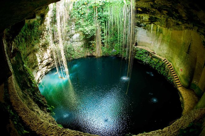 LDS Tour to Chichen Itza + Cenote - Cenote Ik Kil adds a welcome change of pace