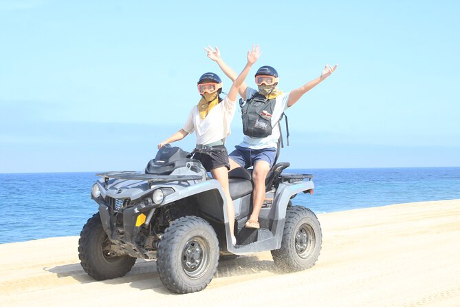 Los Cabos Beach & Desert Tour in Automatic ATV + Tequila Tasting - From Cabo hotels to the Baja trailhead