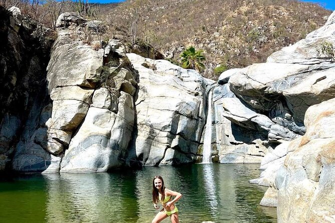 Los Cabos: Hiking at the Fox Canyon with Waterfall - The Tropic of Cancer stop and countryside views