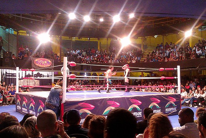 Lucha Libre wrestling show, tacos and beer with artist - Starting near La Ciudadela with tacos and a drink