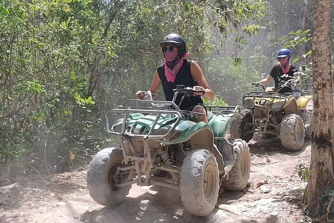 Maya Adrenaline Tulum: Cenote + 5 Ziplining + ATV Adventure - Meeting the van near Tulum or Playa del Carmen