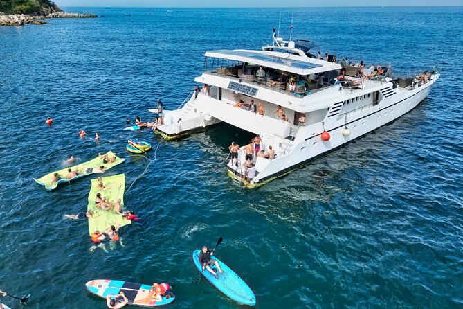 Mega Yacht ALL INCLUSIVE Yelapa Waterfall & Snorkeling Adventure - Playa Chica Locca brings the water activities