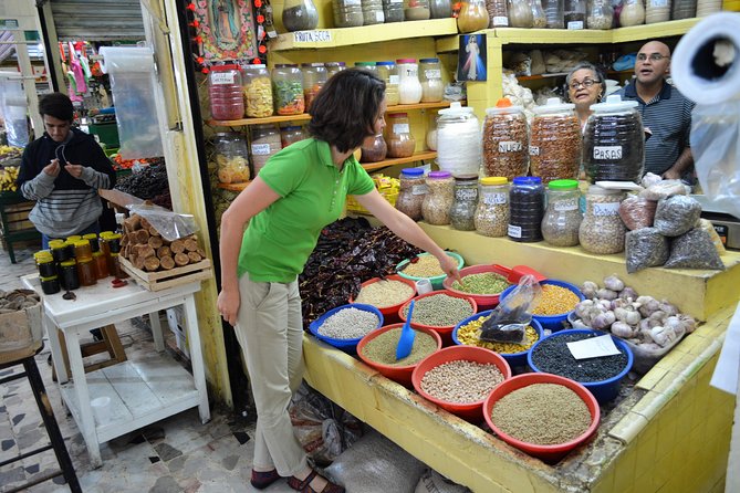 Mercado walking food tour - Fresh produce, dried chiles, and the market’s daily life