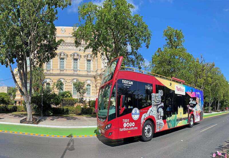 Mérida: Panoramic Sightseeing Tour Bus Ticket with 2 Routes - The North Circuit: Paseo Montejo and Mérida’s grand avenues