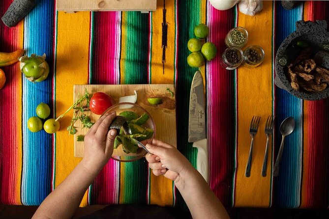 Mexican Cooking Experience & Unlimited Margaritas - Cooking salsa and guacamole to your own taste