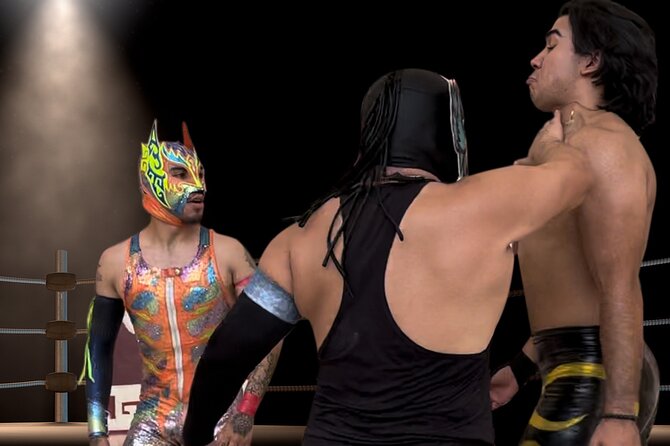 Mexican Lucha Libre Experience in Cozumel, Tacos and Margaritas - Inside the lucha libre show