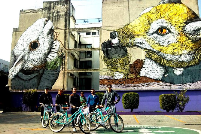 Mexico City; ART NACO : Murals & Street Art Bike Tour - Colonia Guerrero, Lagunilla, and the less polished center