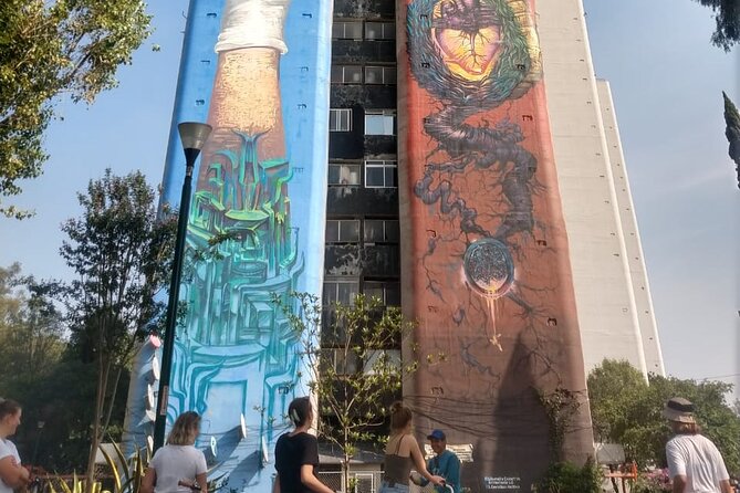 Mexico City; ART NACO : Murals & Street Art Bike Tour - The street food stop is more than a snack