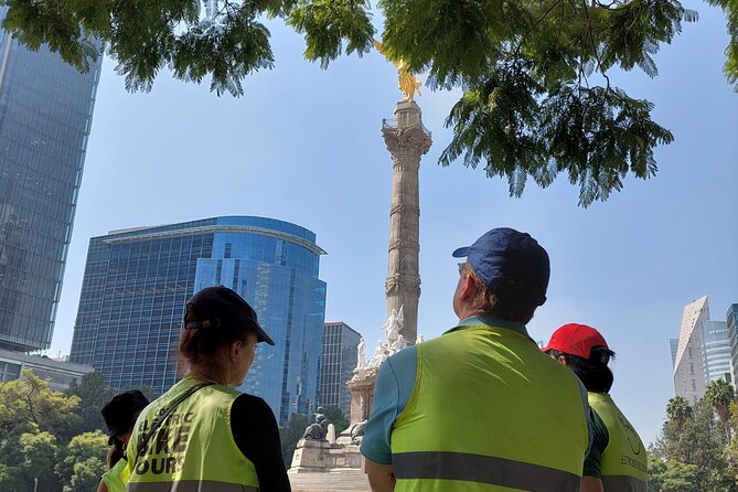 Mexico City E-Bike Tour with a taco and churros stop - Polanco brings tacos and a change of mood
