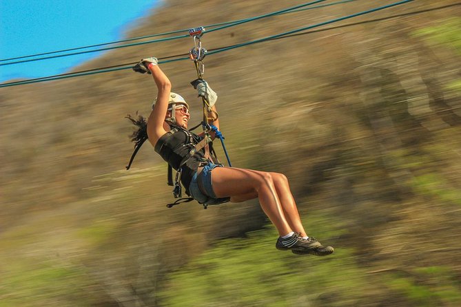 Outdoor Ziplining and UTV Adventure from Los Cabos - The 1,800-foot final ride