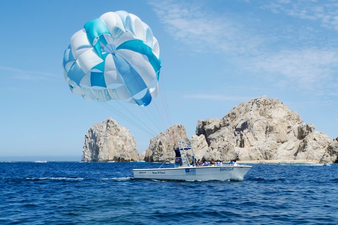 Parasailing Los Cabos Adventure - Flying Over the Arch and Lover’s Beach