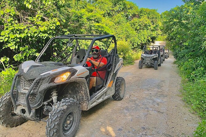 Playa del Carmen Buggy Tour with Cenote Swim and Mayan Village Visit - The cenote: a cool break after the mud