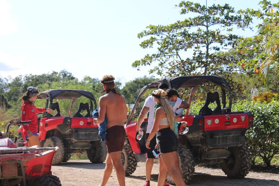 Playa del Carmen: Riviera Maya Buggy Tour with Cenote Swim - Dust, clothing, and comfort