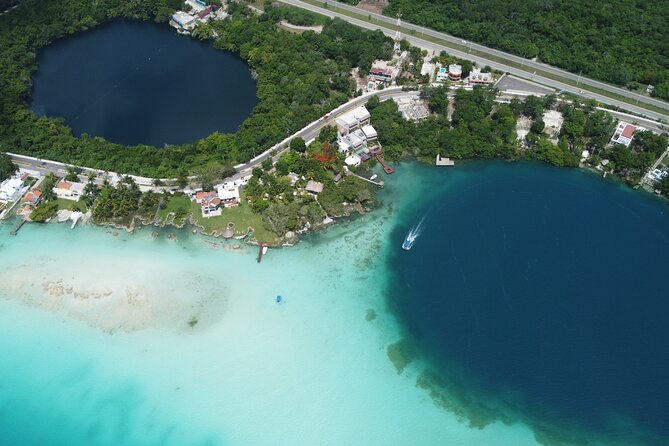 Pontoon Tour - Visit the Pirate Channel, Cenotes and Islands. - Bird Island and Bacalar’s wildlife