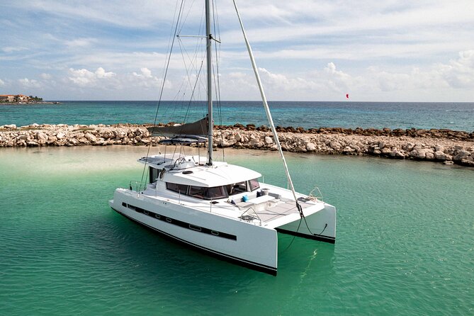 Private 40' Bali Catamaran – Drinks & Food Included - Reaching the Mexican Caribbean Reef
