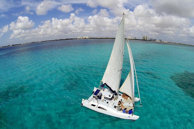 Private Catamaran from Cancun to Isla Mujeres for up to 13 People - The crew and the private-service difference