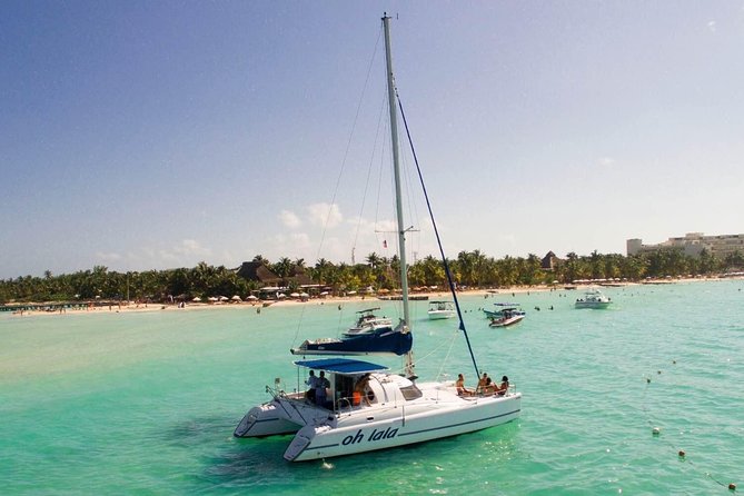 Private Catamaran from Cancun to Isla Mujeres | For up to 25 ppl - The open bar, food, and onboard comfort