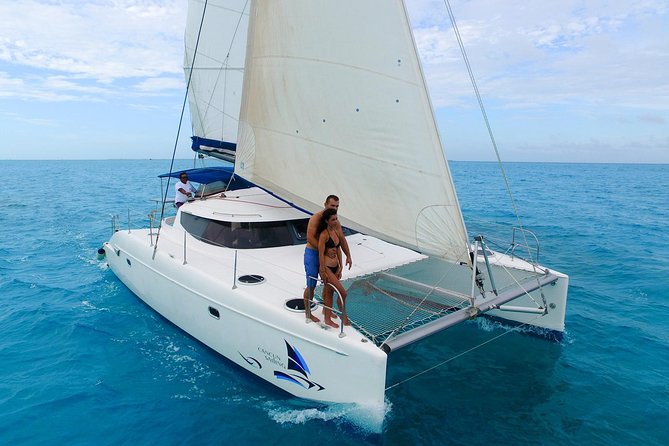 Private Catamaran from Cancun to Isla Mujeres | For up to 30 pepl - What this private Cancun catamaran day feels like