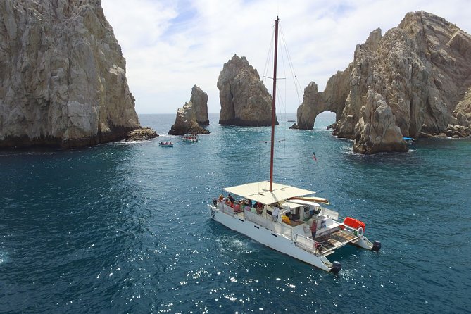 Private Catamaran Snorkeling Cruise in Los Cabos - Leaving the Cabo San Lucas marina at 10 a.m.