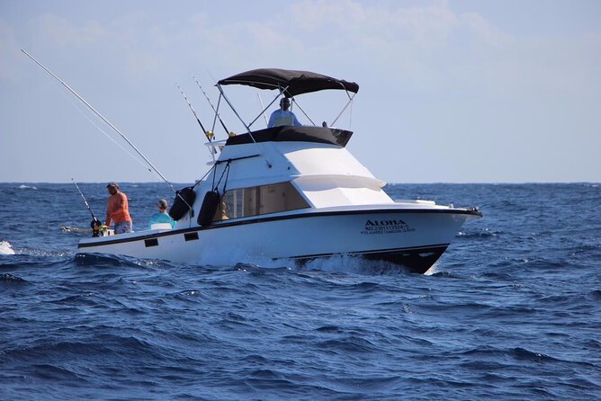 Private fishing charter Bertram 31ft 6 pax max if you don't fish you don't pay - Seasickness, weather, and comfort
